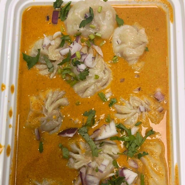 Vegetable Jhol Momo.