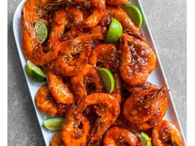 Shrimp Thali.